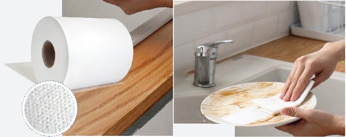 Spunbonded Wood Pulp Spunlace